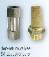 單向截止閥排氣消音器109
